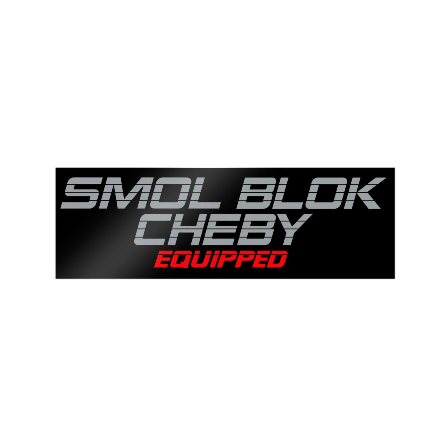 Smol Blok Cheby Equipped Die Cut Decal - 5" x 3"