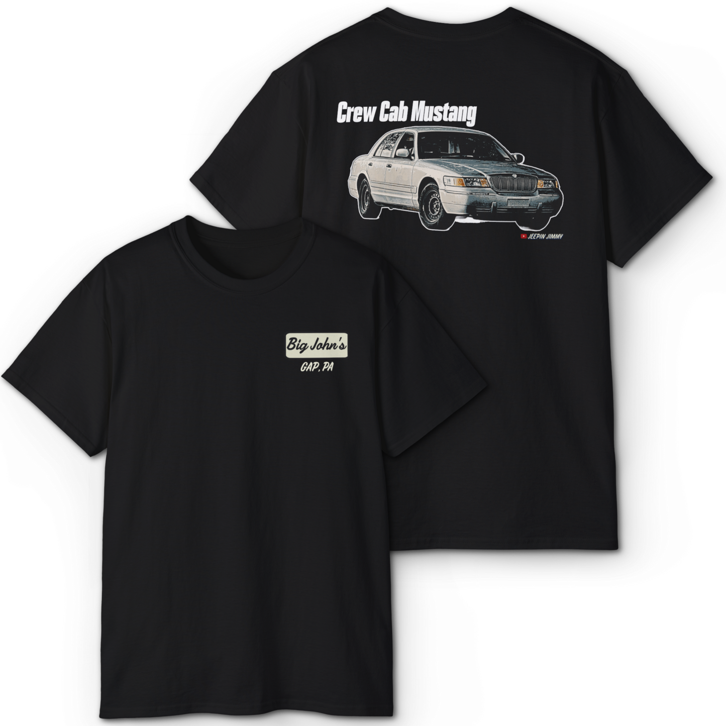 Big John's Crew Cab Mustang T-Shirt