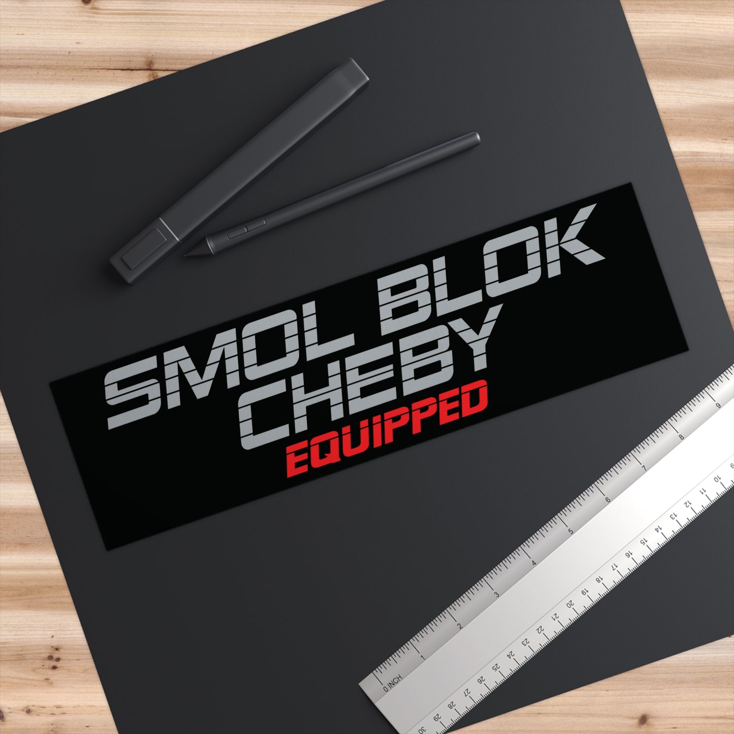 Smol Blok Cheby Equipped Bumper Sticker
