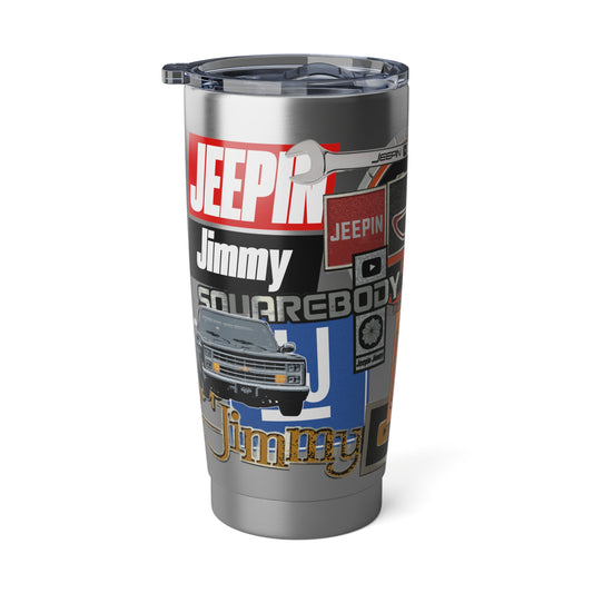 Jeepin Jimmy Sticker Slap 20oz Tumbler