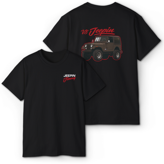 V8 Jeepin CJ-7 T-Shirt