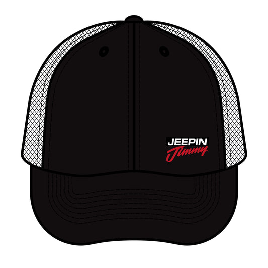 Jeepin Jimmy Racing Trucker Hat - Yupoong 6606